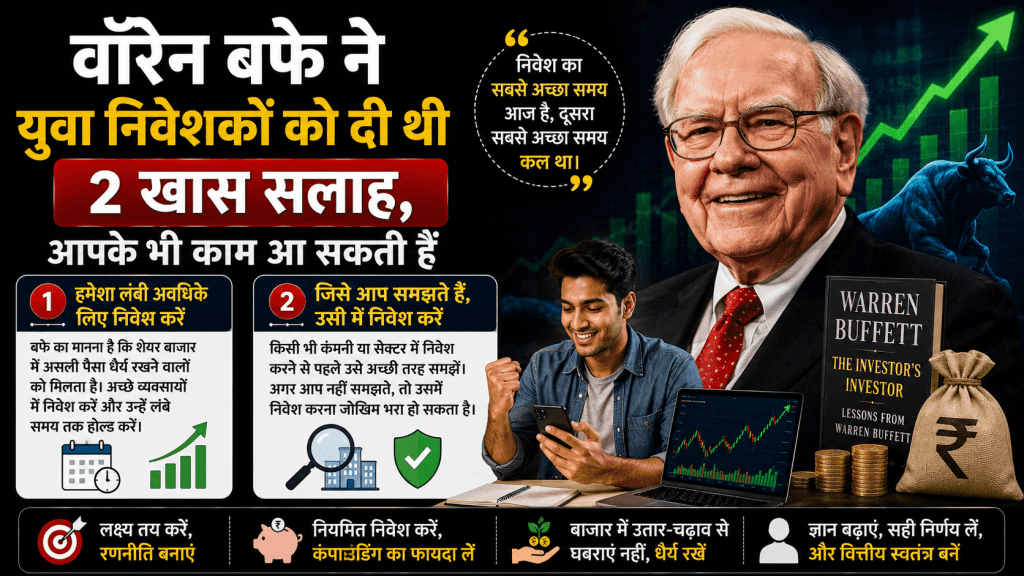 वारेन बफेट ने युवा निवेशकों को दिया 2 खास सलाह